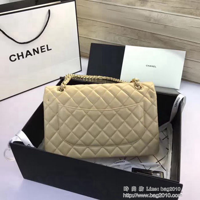 香奈兒CHANEL 升級版A1113全新經典小羊皮金銀鏈條單肩斜挎包 DSC1758